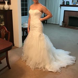 Oleg Cassini wedding dress